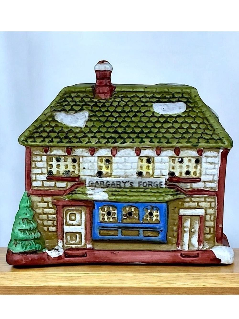 Vintage Village House National Decorations Gargary’s Forge Blacksmith Porcelain